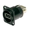 Reversibler USB-Adapter, Schwarz